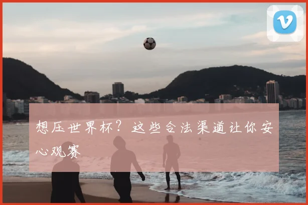 想压世界杯？这些合法渠道让你安心观赛