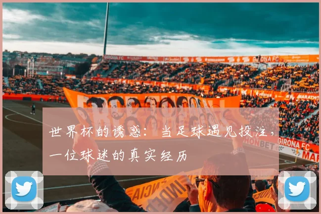 世界杯的诱惑：当足球遇见投注，一位球迷的真实经历